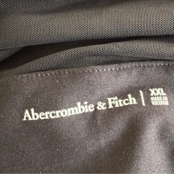 Abercrombie & Fitch Black Long-Sleeve Mesh Foldover Bodysuit XXL NWT - Picture 10 of 11